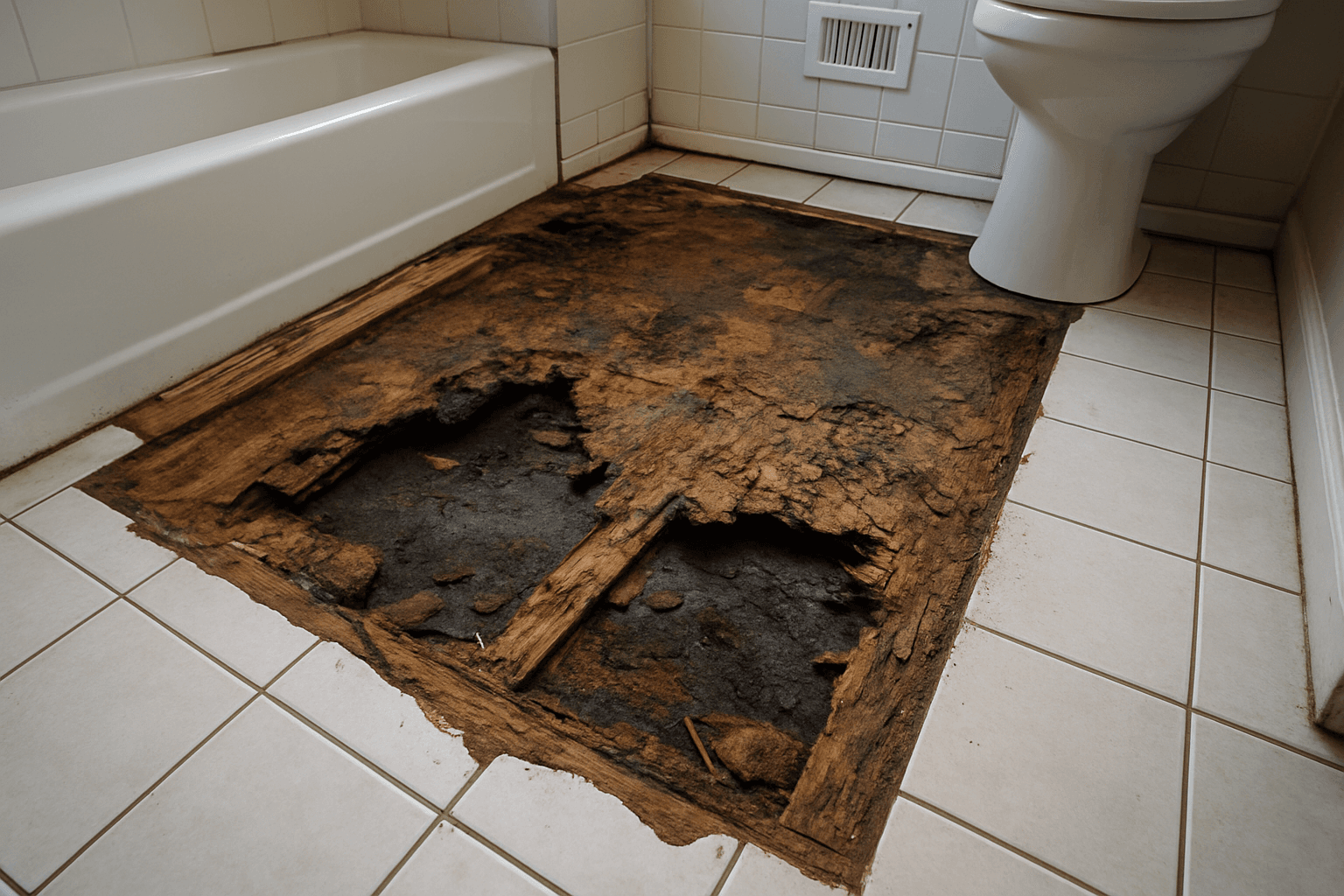 Bathtub & Shower Leak: Subfloor Damage Signs & Repair