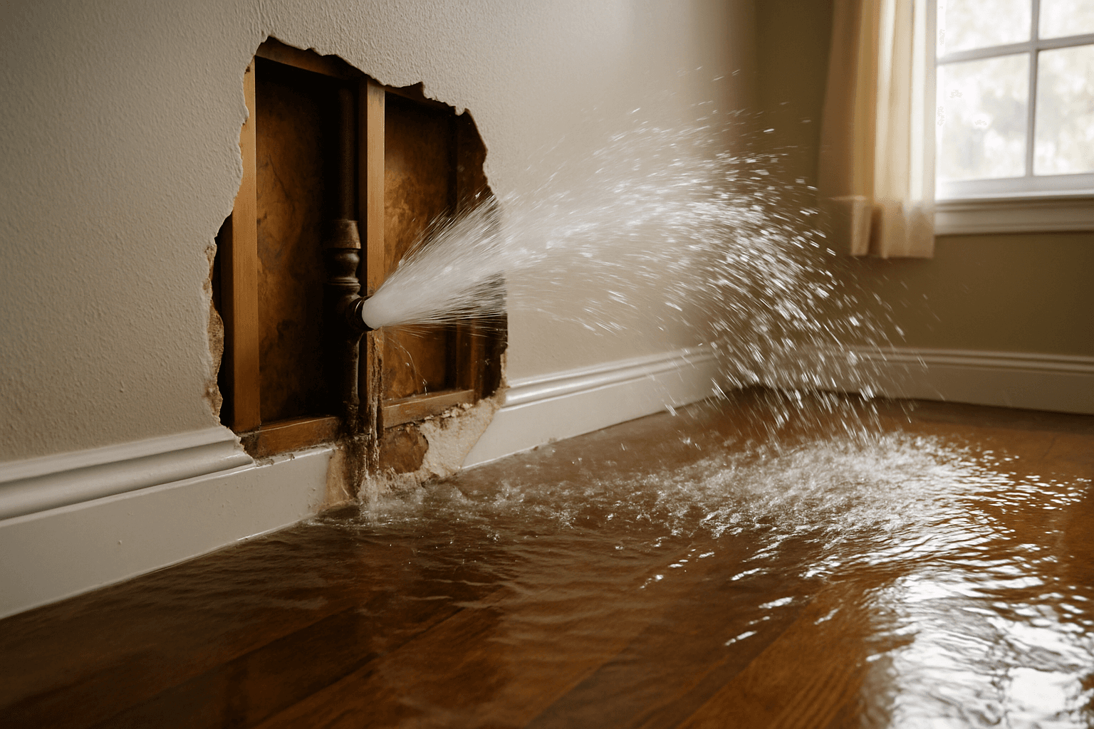 Burst Pipe Water Damage: What to Do in the First Hour
