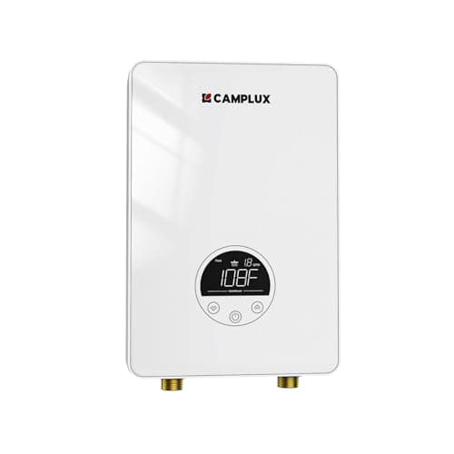 Camplux 4.5kW 120V Electric Point-of-Use Tankless Water Heater (Under-Sink, Hardwired)