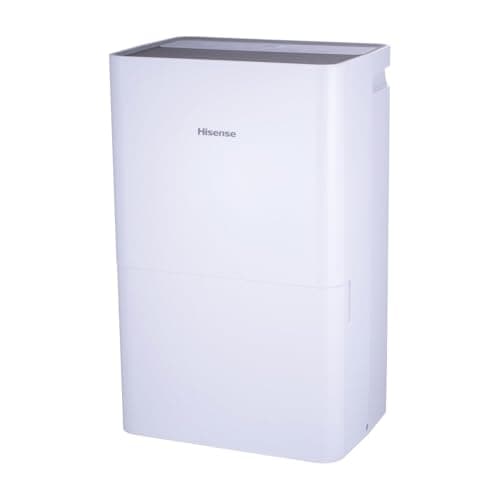 Hisense 50-Pint Energy Star Portable Dehumidifier (4,500 Sq Ft Stated, Gravity Drain, 18.6-Pint Bucket)
