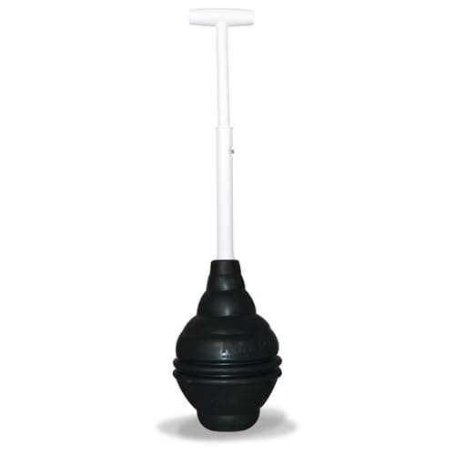 Korky Beehive MAX Heavy Duty Toilet Plunger, Model 96 (Telescoping T-Handle, Fits High-Efficiency Bowls)