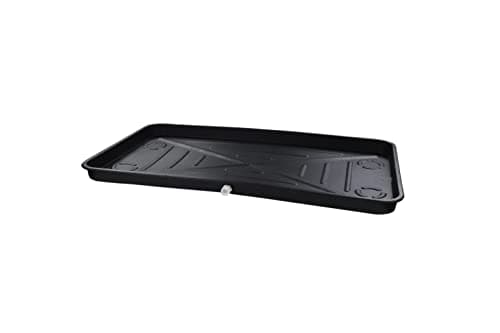 DiversiTech 6-2748L A/C Secondary Condensate Drain Pan (27 x 48 in, 2 in Deep, ABS, 3/4 in PVC Fitting)