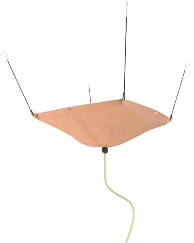BERPET Roof Leak Diverter Tarp Kit (5 x 5 ft, Khaki)