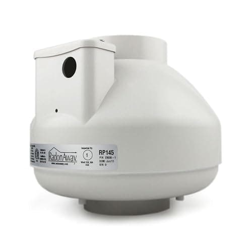 RadonAway RP145C Radon Fan (P/N 23030-1, 4.5 in Inlet and Outlet)