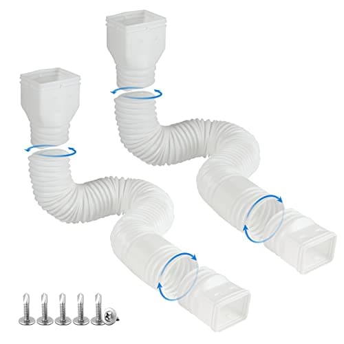 plusgutter Flexible Downspout Extension 2-Pack (21 to 68 in Each)