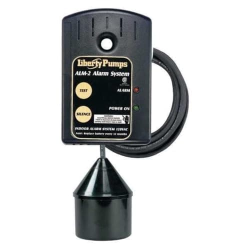 Liberty Pumps ALM-2-1 High Water Alarm (115V, 9V Battery Backup, Float Switch Panel)
