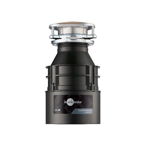 InSinkErator Badger 5 1/2 HP Continuous Feed Garbage Disposal (Hardwired, Fits Existing InSinkErator Mount)