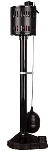 Red Lion RL-SP33PED 1/3 HP Pedestal Pump (3,300 GPH at 0 ft, 16 ft Shut-Off, 13 in Minimum Basin)
