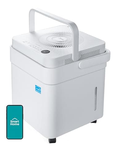 Midea Cube 20 Pint Dehumidifier (3.2 Gal Bucket, Drain Hose, Wi-Fi)