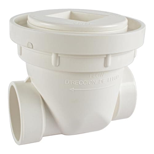 HYDRO MASTER 1-1/2 in PVC Backwater Valve (Slip Connection)