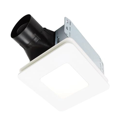 Broan-NuTone Easy Retrofit Bathroom Fan With LED Light (80 CFM, 1.5 Sones, ENERGY STAR)