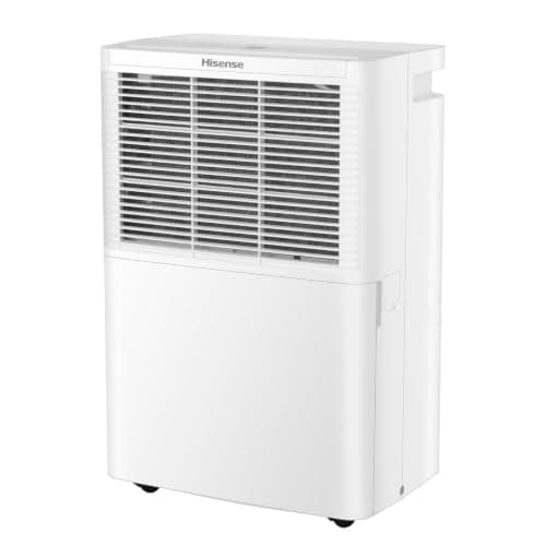 Hisense 25-Pint Compact Portable Dehumidifier (1,500 Sq Ft Stated, 57 dBA, CO Continuous Mode)