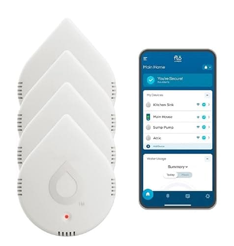 Moen Flo Smart Water Leak Detector (920-005, 4 Pack)