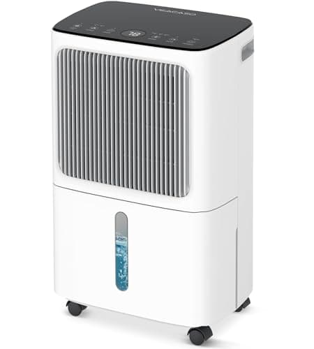 VEAGASO 34–36 Pint Dehumidifier with Drain Hose (2,500 Sq Ft)