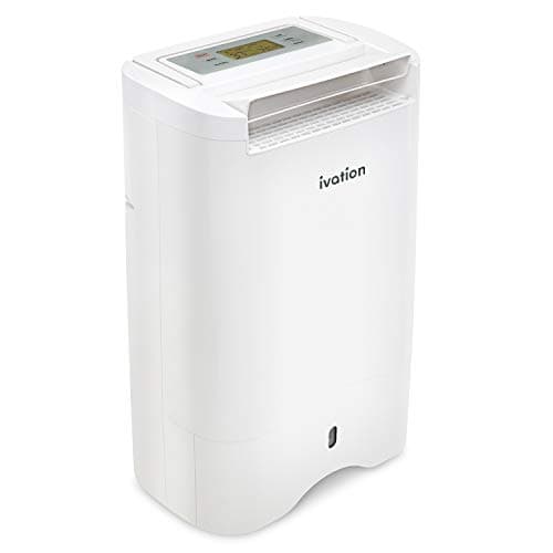 Ivation 19 Pint Small-Area Desiccant Dehumidifier (Up to 410 Sq Ft, 33°F to 104°F, Half-Gallon Tank)