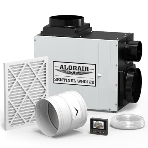 ALORAIR Sentinel WHD120 Whole House Dehumidifier (104 Pints AHAM, 85 Pints DOE)