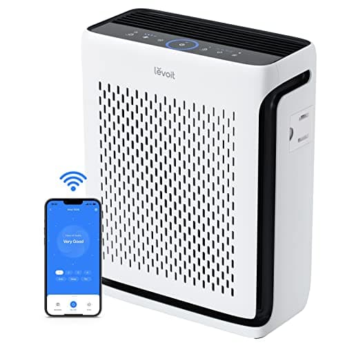 LEVOIT Vital 100S-P Smart Air Purifier (Carbon Filter, 4.8 Air Changes per Hour in 222 sq ft)