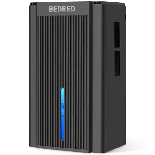 BEDRED 95 oz Thermoelectric Dehumidifier (Sleep Mode, Auto Shut-Off, 7-Color Light)