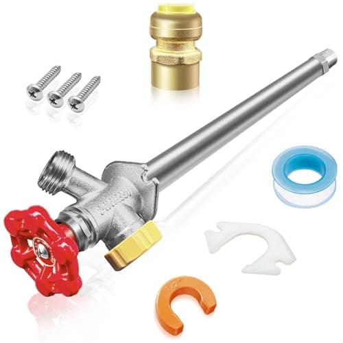 Young Dance 12 in Anti-Siphon Frost Free Sillcock (1/2 in Push-to-Fit, Converts to 1/2 in NPT)