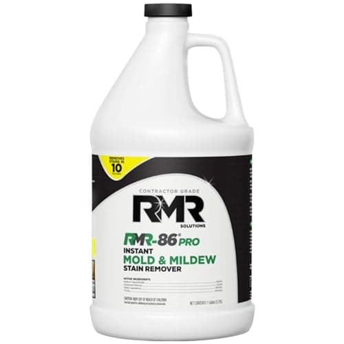 RMR-86 Pro Contractor Grade Mold Stain and Mildew Stain Remover, 1 Gallon (Sodium Hypochlorite)