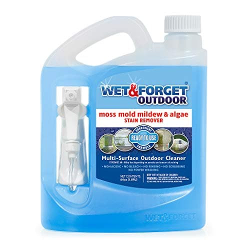 Wet & Forget Ready To Use Outdoor Cleaner, 64 oz (Trigger Sprayer, 60 to 180 sq ft)