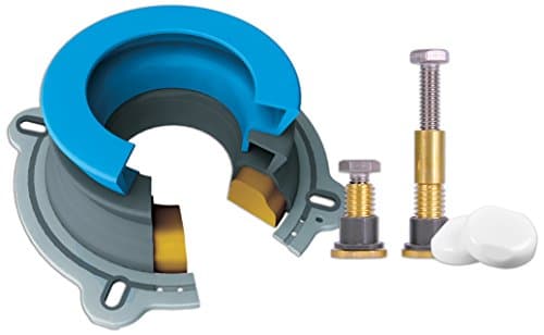 Danco 10879 Perfect Seal All-in-One Toilet Installation Kit (Wax Ring in Rubber Casing, Zero Cut Bolts)