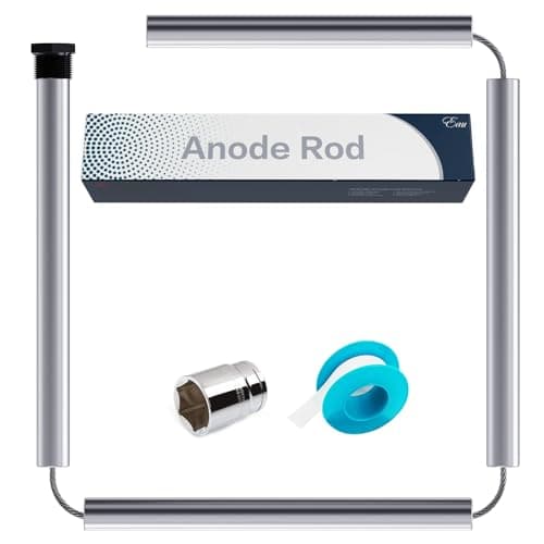Eau 44 in Flexible Aluminum-Zinc Anode Rod Kit (Rotten-Egg Smell, Socket and PTFE Tape Included)