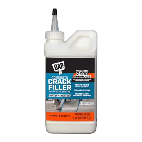 DAP Concrete Crack Filler, 1.62 lb (Gray, Water-Activated Powder)