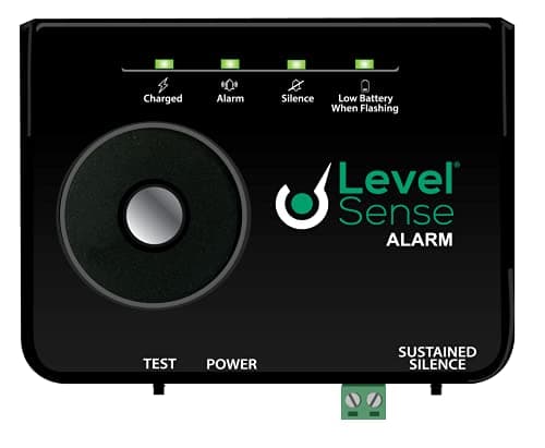 Level Sense Sump Pump Alarm with 15-Foot Float Switch (120 dB Siren, Rechargeable LiPo Battery Backup)