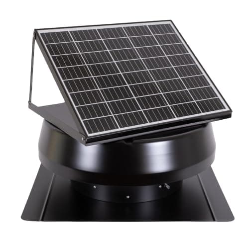 iLiving 14 in 40-Watt Solar Roof Attic Exhaust Fan (1,150 CFM, Smart Thermostat, Hybrid Ready)