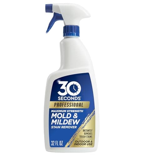 30 SECONDS Pro Mold & Mildew Stain Remover, 32 oz (Scrub-Free, Indoor and Outdoor)