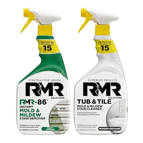 RMR Complete Mold and Mildew Stain Eraser System (Tub and Tile Cleaner + RMR-86, 2 x 32 oz)