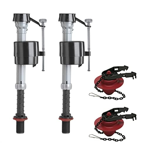 Fluidmaster 400A Fill Valve and 2-Inch Flapper Toilet Repair Kit (9 to 14 in, 5-Year Warranty)