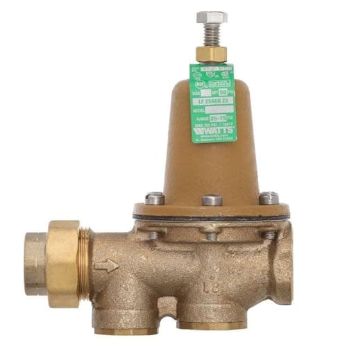 Watts LF25AUB-Z3 3/4 in Lead-Free Water Pressure Reducing Valve (Whole-House PRV, Thermal Expansion Bypass)
