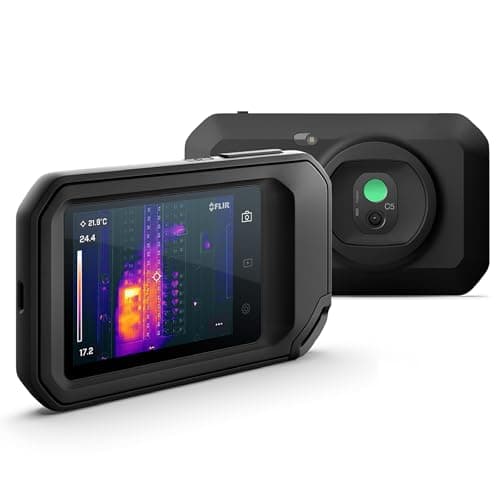 FLIR C5 Compact Thermal Camera (Handheld, 160 x 120 True Thermal, -20 to 400°C, Wi-Fi, 2-10 Warranty)