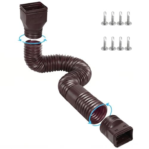 Ogutter Flexible Downspout Extension (21 to 66 in, Single)