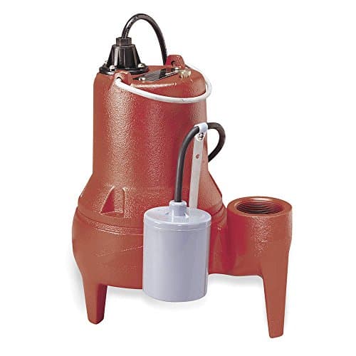 Liberty Pumps LE51A Sewage Pump (1/2 HP, 2-Inch Discharge, Cast Iron)