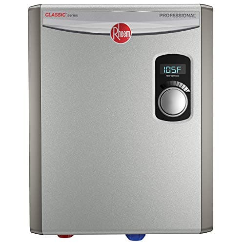 Rheem 18kW 240V Tankless Electric Water Heater (Up to 4.4 GPM, Two Serviceable Copper Elements)