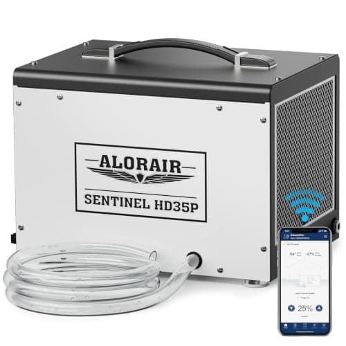 ALORAIR Smart Wi-Fi 70 Pint Crawl Space Dehumidifier with Pump (35 Pints/Day AHAM, 1,000 Sq Ft)