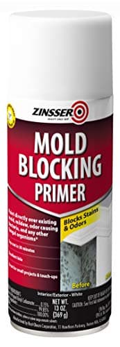 Zinsser Mold Blocking Spray Primer, 13 oz (Water-Based Aerosol, 8–10 Sq Ft per Can)