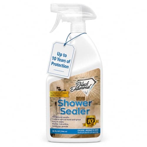Black Diamond Stoneworks Natural Stone Shower Sealer (1 Quart, Penetrating, Water-Based)