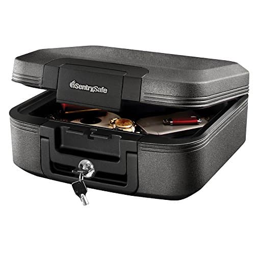 SentrySafe CHW20221 0.28 cu ft Fireproof Waterproof Chest (Key Lock, 30 Minutes at 1,550°F, 72 Hours Submerged)