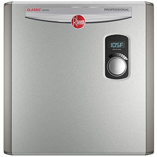 Rheem RTEX-24 24kW 240V Electric Tankless Water Heater (Up to 5.9 GPM, No Venting)