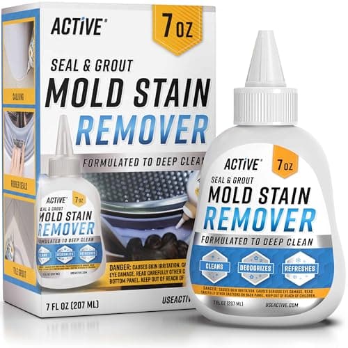 ACTIVE Mold Stain Remover Gel 7 fl oz (Front-Load Washer Gasket, Grout and Caulk)