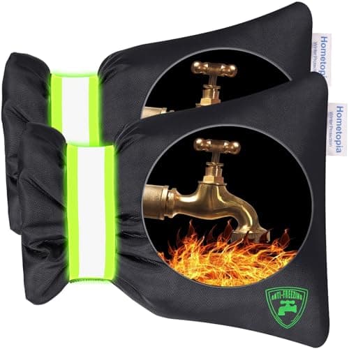 Hometopia Pro Outdoor Faucet Covers (6.7 x 8.3 in, 2 Pack)