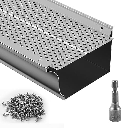 VEVOR 6 in Aluminum Gutter Guard (52 Pieces, 208 ft)
