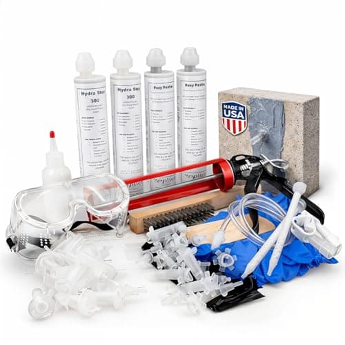 Applied Technologies Hydra Stop 300 Fast Set Crack Injection Kit, 10 ft (Expanding Polyurethane Foam)