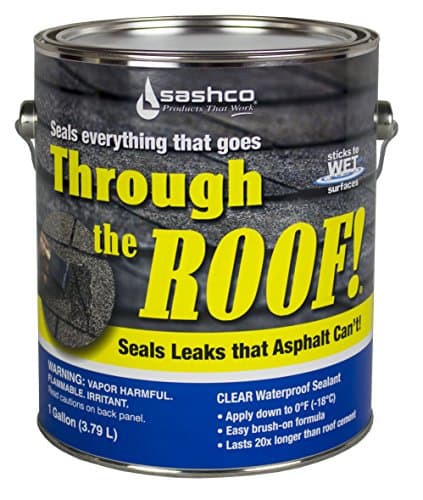 Sashco Clear Roof Sealant, Brush Grade (1 Gallon)