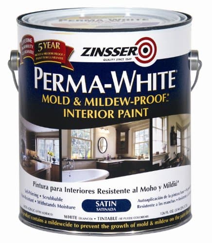 Rust-Oleum 02711 Mold and Mildew Proof Interior Paint, 1 Gallon, Satin