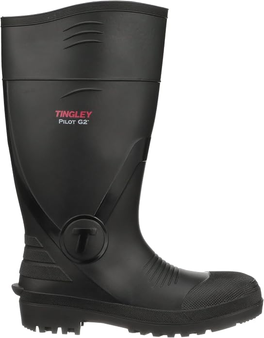 Tingley Plain Toe Rubber Rain Boot